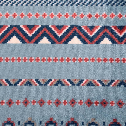 Wrangler - Throw Blanket, Soft Plush Fleece Bedding, Yellowstone Inspired, Western Decor for Bed or Couch (Diamond Trail Light Blue, 50" x 70")