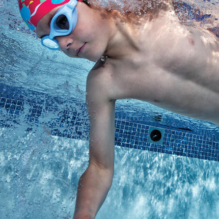 gorro de natación estampado unisex júnior Arena para niños y niñas, 100% silicona, talla única, rayas circulares