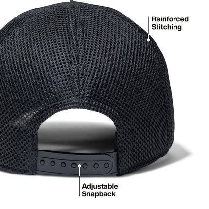 Klein Tools 22014 Mesh Ball Cap with Bump Cap Insert Compatibility, Mesh Back Safety Hat with Reflective Accents, Adjustable Snapback Hat, for Construction and Jobsite Use