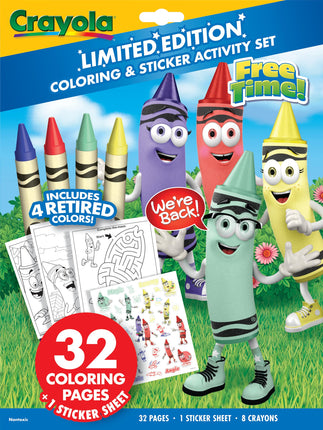 Crayola Retired Colors Coloring & Activity Set, Re