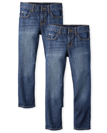 The Children's Place Boys' Basic Straight Leg Jean