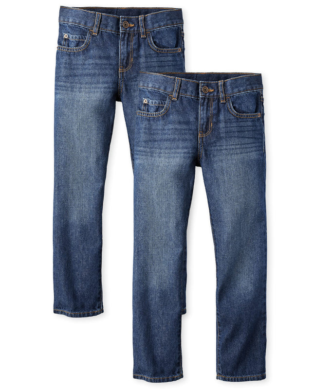 The Children's Place Boys' Basic Straight Leg Jean