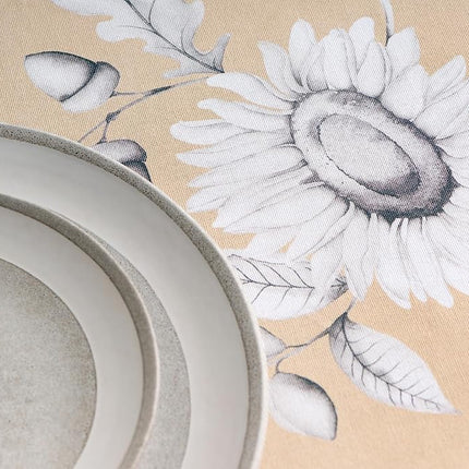 Maison d' Hermine Table Cloth Round Table Reusable 100% Cotton 63" Diameter