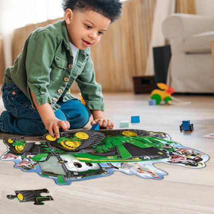 Ravensburger John Deere Tractor Floor Puzzle - Engaging 24-Piece Jigsaw for Kids | Durable, Easy-Fit Pieces | Fun Learning Tool | Sustainable Forestry Practices | Perfect for Ages 2-4