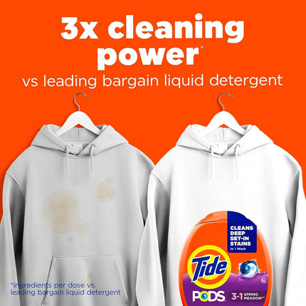 Tide PODS Liquid Detergent Pacs, Spring Meadow, 42 count