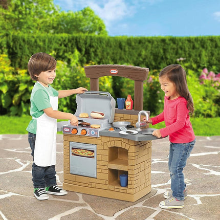Little Tikes Barbacoa de juguete para cocinar y jugar