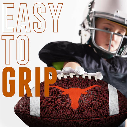 Franklin Sports Texas Longhorns Kids NCAA Youth Football - Official College Team Junior Footballs with Team Logos for Kids - Junior Size PVC Ball - Backyard + Tailgate Ball - 8.5"