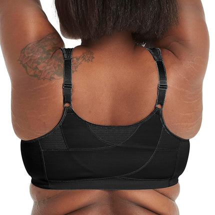 Playtex womensUSE52518 Hour Posture Support Bra with Front Close, Wirefree Bra - - 42B