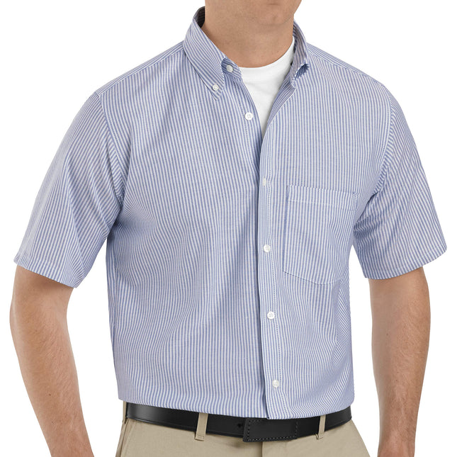 Red Kap Men's Executive Oxford Dress Shirt, Short 