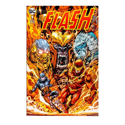 McFarlane Toys, DC Comic 7-inch Captain Cold Action Figure with 22 Moving Parts, Collectible DC Multiverse The Flash Figure with Stand Base, Comic and Unique Collectible Character Card – Ages 12+