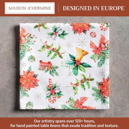 Maison d' Hermine Cloth Napkins Set of 4 Reusable 100% Cotton (20" x 20")