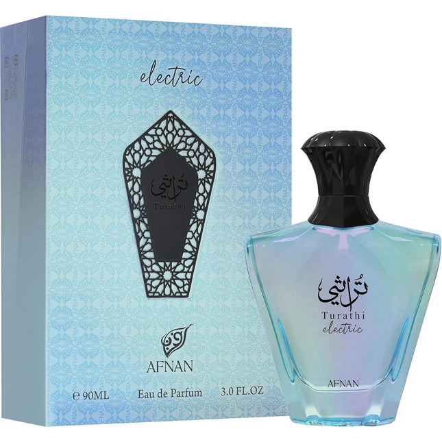 Turathi Collection - Electric by Afnan for Unisex - 3 oz EDP Spray