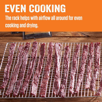 LEM Products Rejilla para Carne Seca de 18" x 13", Compatible con Bandeja para Carne Seca, Acero Inoxidable