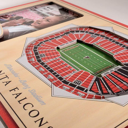 YouTheFan NFL Atlanta Falcons 3D StadiumViews Picture Frame
