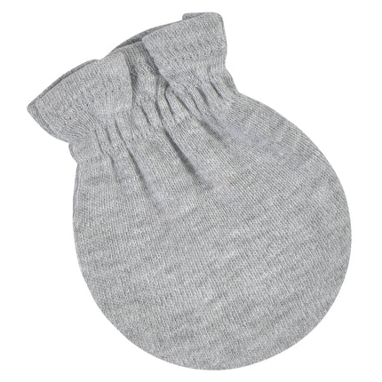 Manoplas antirrasguños para bebé niña de Gerber, paquetes de 8 y 12, gris jaspeado, 0-3 meses (paquete de 8)