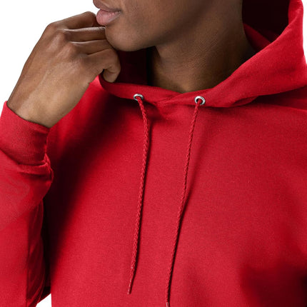 Hanes mens Ecosmart Hoodie, Midweight Fleece Sweatshirt, Pullover Hooded Sweatshirt for Men, Deep Red, M