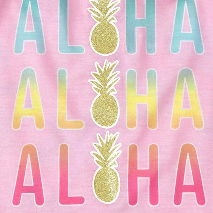 The Children's Place Ensemble de Pyjama 2 Pièces sans Manches pour Fille, Ananas, CH
