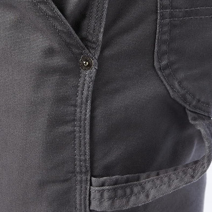 Dickies Workwear - Trousers for Men, Duck Carpenter Pants, Regular Fit, Stone Wash Grey, 40W