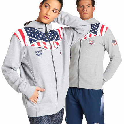 Arena Unisex Bishamon USA Hooded Full-Zip Jacket
