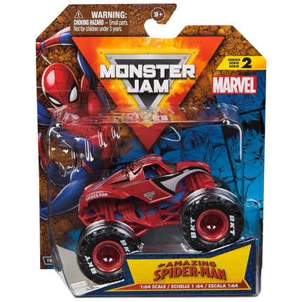Monster Jam 1:64 Marvel Series 2 The Amazing Spide