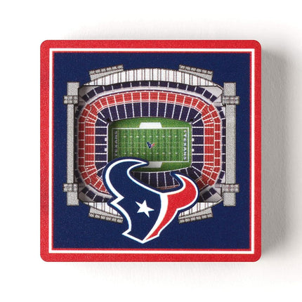 YouTheFan NFL Houston Texans - NRG Stadium 3D StadiumView Magnet3D StadiumView Magnet, Team Colors, Small (8493366)