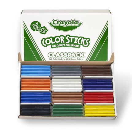 CRAYOLA Lápices de Colores Color Sticks, Paquete para Clase (Paquete de 120)