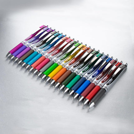 Pentel EnerGel RTX Retractable Liquid Gel Pen .7mm 20/Pkg-Assorted Colors -L77BP20M