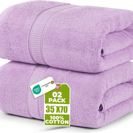 Utopia Towels Luxurious Jumbo Bath Sheet 2 Piece, 