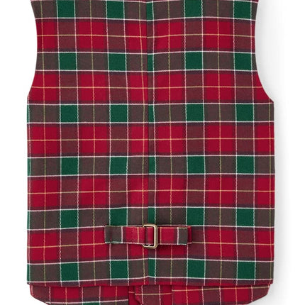 Gymboree boys Dressy Vests and Blazers, Holiday Tartan, 12-18 Months