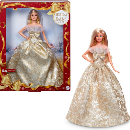 Barbie Holiday Barbie Blonde Signature Black Prete