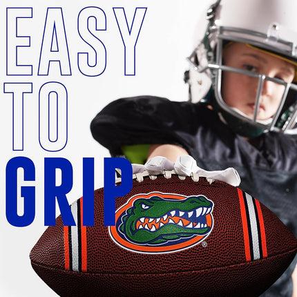 Franklin Sports Florida Gators Kids NCAA Youth Football - Official College Team Junior Footballs with Team Logos for Kids - Junior Size PVC Ball - Backyard + Tailgate Ball - 8.5"