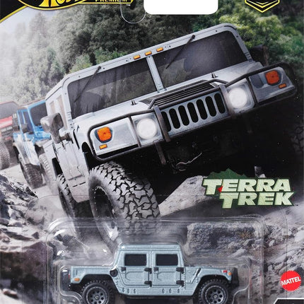 Hot Wheels Premium Car Culture Collectible Toy Car, 1:64 Scale Die-Cast Hummer H1, Terra Trek Vehicle with Real Riders Tires