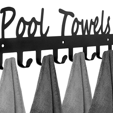 Pool Towel Hooks for Bathroom Wall Mount Towel Rac