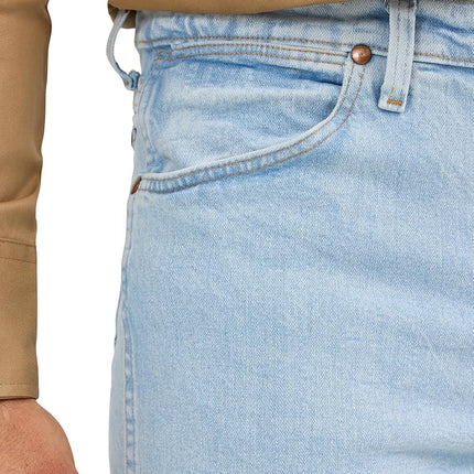 Wrangler Men's Cowboy Cut Slim Fit Jean, Bleach, 32W x 36L