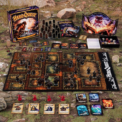 Avalon Hill HeroQuest First Light Game System | Fantasy Adventure Strategy Board Game for Teens and Adults | Ages 14 and Up | 2 to 5 Players