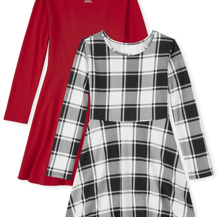 The Children's Place Girls' Long Sleeve Fashion Sk