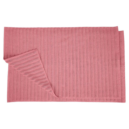 Superior Lined Bath Mat Set, 100 Percent Combed Co