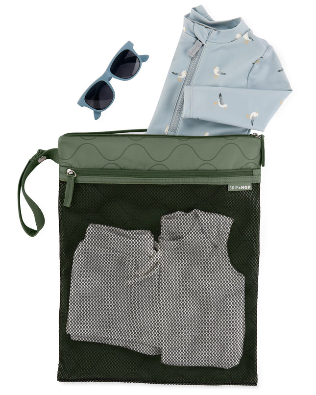 Skip Hop Wet Dry Bag, Sage, Travel