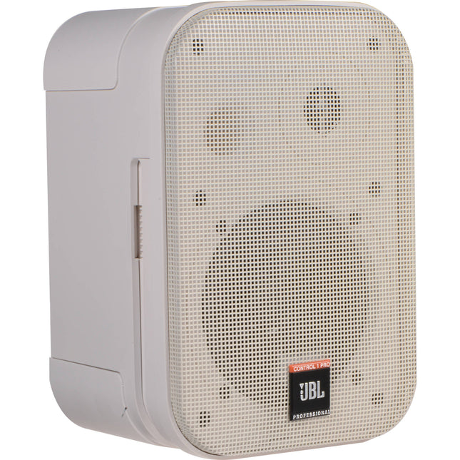 JBL Professional C1PRO-WH Sistema de altavoces compactos profesionales de 2 vías de alto rendimiento, blanco, se venden en par