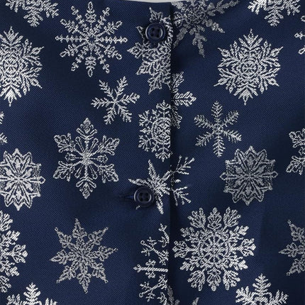 Gymboree Girls' and Toddler Sleeveless Dressy Dress, Blue Snowflake, 2T