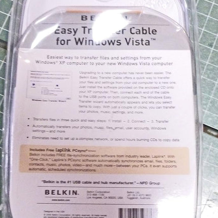 Câble de transfert facile Belkin F5U258