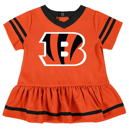 Gerber Girls' NFL Team Jersey Dress and Diaper Cover, Team Color, 18 Months