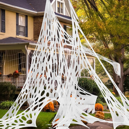 JOYIN 1000sqft(6x2M) Halloween Spider Web Outdoor 