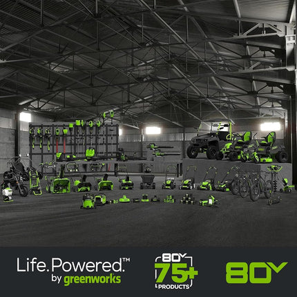 Greenworks 80V 2.0Ah Lithium-Ion Battery (Genuine Greenworks Battery / 75+ Compatible Tools)