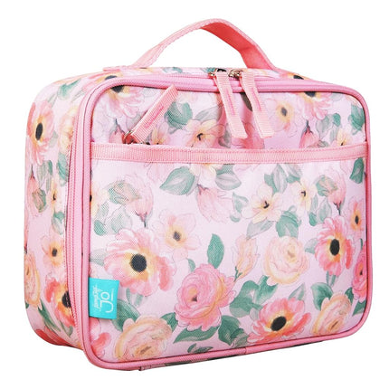 Wildkin JumpOff Jo Insulated Lunch Box – Durable, Reusable for Kids – Floral Watercolor