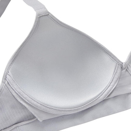 Hanes Women's Perfect Coverage Wireless Seamless T-Shirt Bra, ComfortFlex Fit, Smart Sizes, Black, XXL