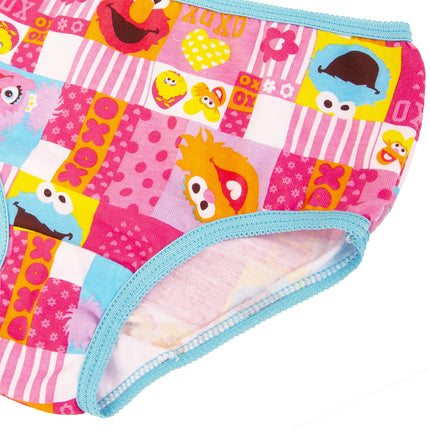 Sesame Street Girls 12pk Countdown Box of 100% Cotton Toddler Panty with Success Chart & Stickers for Potty Training Fun, Sesame Tg 12pk_Box, 18 Months