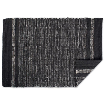 DII 100% Cotton Reversible Chindi Rag Rug for Kitchen, Livingroom, Entry Way, Laundry Room, and Bedroom 20 x 31.5-Inches, Gray