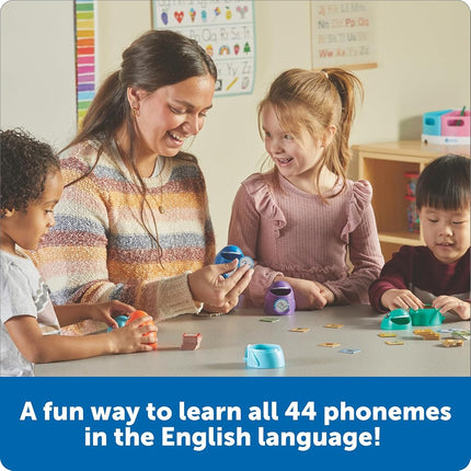 Learning Resources Say-a-Sound Sorting Sharks - Phonemic Awareness, ESL Teaching Materials, Letter Sounds for Kindergarten, Speech Therapy Tools, Phonics Flash Cards