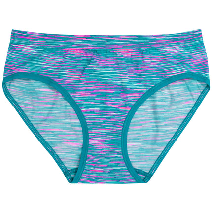 Fruit of The Loom Multipack de Ropa Interior Sin Costuras para Niñas, Hipster-Paquete de 10-Surtido, 6/8